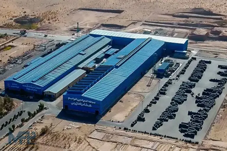 ساختمان های کارخانه فولاد کویر کاشان