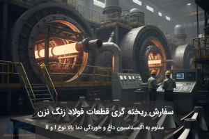 قطعات فولاد زنگ نزن مقاوم به اکسیداسیون داغ و خوردگی دما بالا نوع I و II