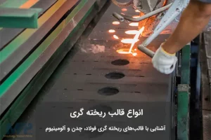 ریختن مذاب به داخل قالب